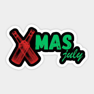 Xmas july Sticker